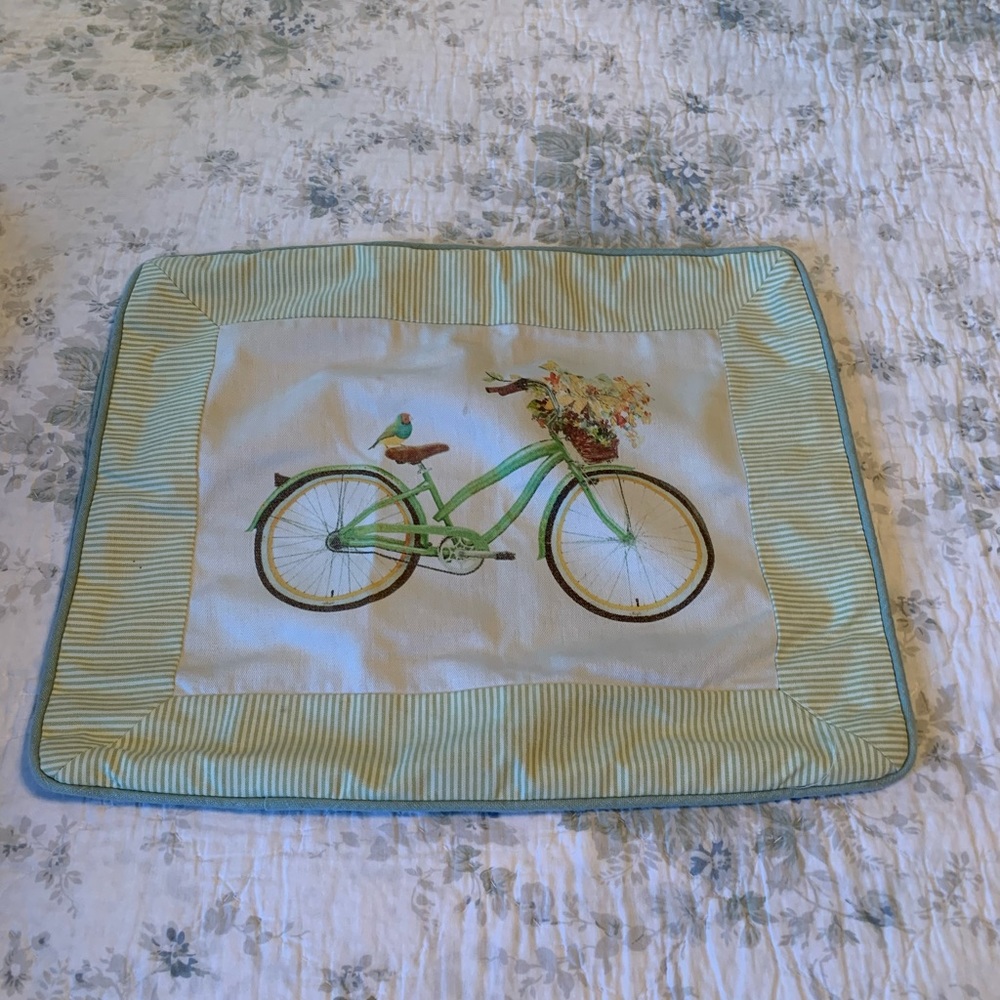Spring pillow cover